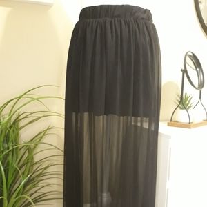 Sheer Maxi Skirt
